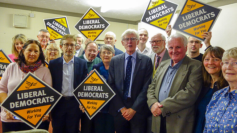 Norman Lamb and Broadland Members at Horsford.